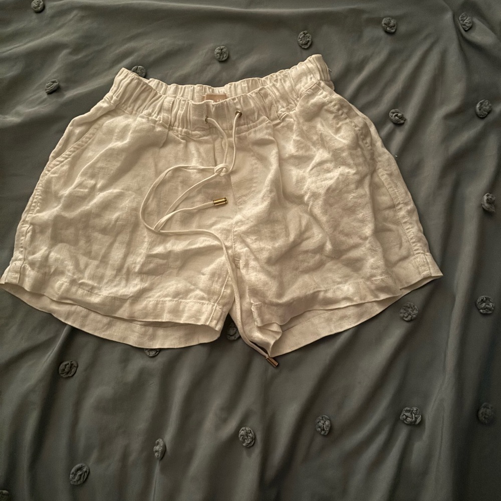 Michael Kors white beachy shorts